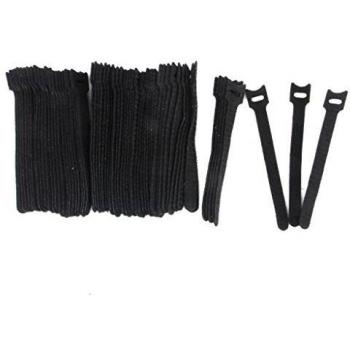 50pcs Correas de Cable de Color Negro