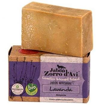 Jabon zorro dzavi jabon natural ecologico de lavanda para piernas y pies cansados 120 gr