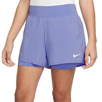 Nike Pantalones Cortos Court Victory Lila - Pantalones cortos de deporte, color lila, tejido transpirable, ajuste regular, tecnología Dri-FIT para mantener la piel seca y cómoda, diseño con cintura elástica y cord