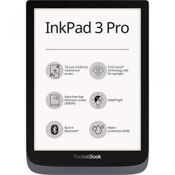 POCKETBOOK INKPAD 3 Pro LECTORE DE E-Book Pantalla TÁCTIL 16 GB WiFi Gris, METÁLICO