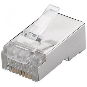 Gembird PLUG5SP/100 Conector RJ45 Cat.6 FTP Transparente (Paquete de 100 unidades)