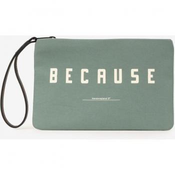Bolso de mano Lupita verde ECOALF - Accesorio sostenible para mujer con cierre de cremallera