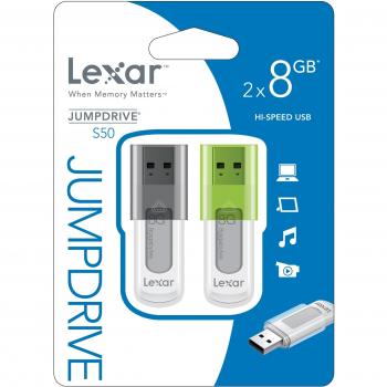 Lexar JumpDrive S50 - Memoria USB de 8 GB