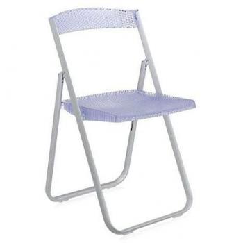 Kartell Honey Comb Silla, Aluminio, Azul, 44x82.5x14 cm