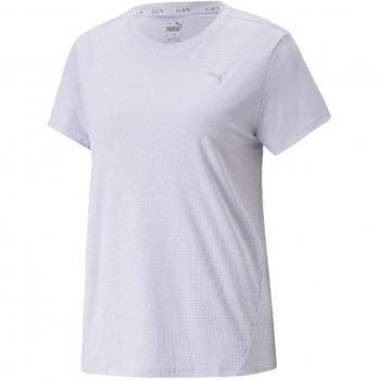 Camiseta Puma Essentials Logo Niña Violeta