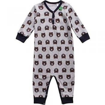 Fred's World by Green Cotton Bear Bodysuit, Body para Bebés, Gris