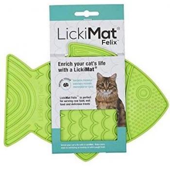Alfombrilla Antideslizante para Lamer LickiMat Classic Felix Verde