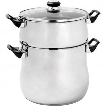 Crealys 505280 - Cuscusera de inox, 28 cm, 16 l