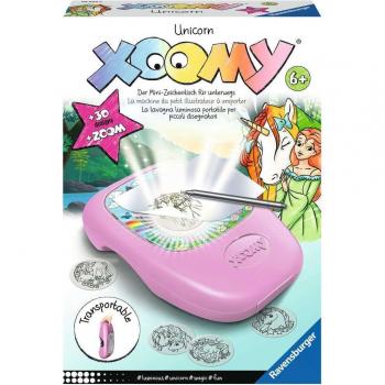 Set de Dibujo Proyector Xoomy Midi Unicorn con Plantillas Creativas Ravensburger