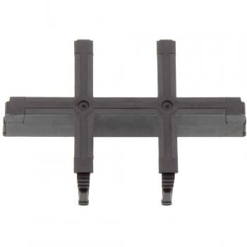 CONTA-CLIP KDS-Inlay 6 BK Black Polyamide 6.6 Cable Grommet, Pack of 5