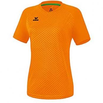 Erima Women's Orange Madrid Short Sleeve T-Shirt Size 42