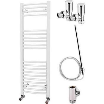 Estándar de combustible Dual blanco toallero curvado 1200 mm x 400 mm