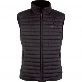 Chaleco calefactable Therm-ic Powvest Heat Boost para hombre (Negro) - 3XL, plumón sin mangas, tecnología de calefacción integrada