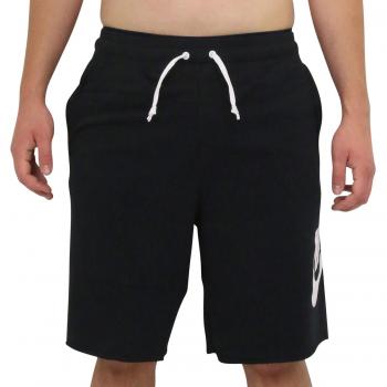Pantalón corto deportivo Nike Alumni de felpa francesa para hombre negro