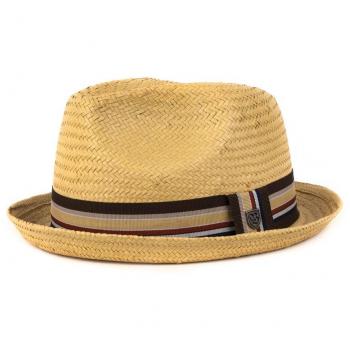 Brixton Castor - Sombrero beige tan straw Talla:medium