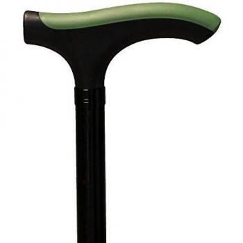 Bastón muletilla aluminio extensible T-handle Advance verde