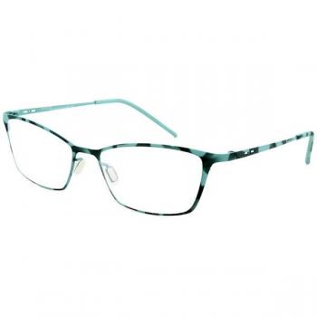 Italia Independent II 5208 Women's Blue Eyeglasses Frame Size 51 - Blue Light Block Available