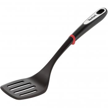 Tefal Espátula Ingenio - Espátula de plastico resistente y duradero, sin BPA, termoresistente hasta 230 grados de temperatura, apto lavavajillas, rojo/negro