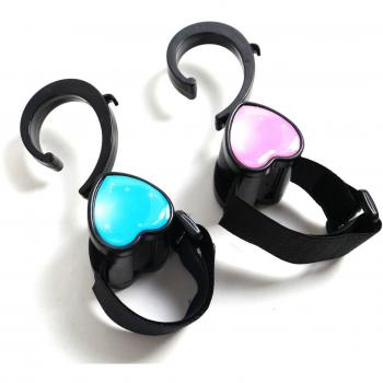 jiele cochecito BUGGY cochecito Universal carrito de plástico ganchos para colgar gancho ajustable Clips de cochecito de paseo para bebé accesorios un par de ganchos de plástico