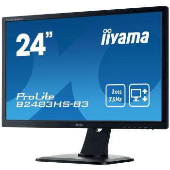 iiyama Prolite B2483HS-B3 24 Full HD LED Mate Plana Negro Pantalla para PC LED Display - Monitor