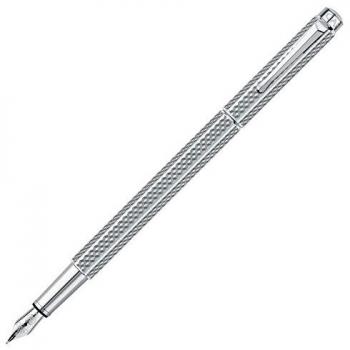 Caran d'Ache CD958.377 - Pluma estilográfica de trazo fino, plata