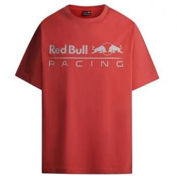 Camiseta unisex manga corta con logo estampado Red Bull Racing x Pepe Jeans en color rojo gris - XXL
