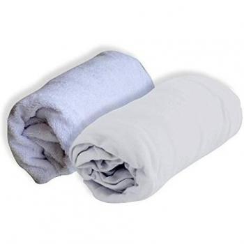 Cubrecolchón y Sábana Bajera Ajustable Domiva 60 x 120 cm - Impermeable y Transpirable