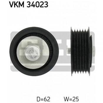 Polea de deflexión/guía para correa V-ribbed SKF VKM 34023