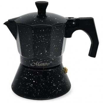 Cafetera Italiana Feel Maestro MR-1667-6 Negro Granito Aluminio 300 ml 6 Tazas