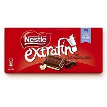 Nestlé Chocolate Extrafino 3 Chocolates - 25 x 120g