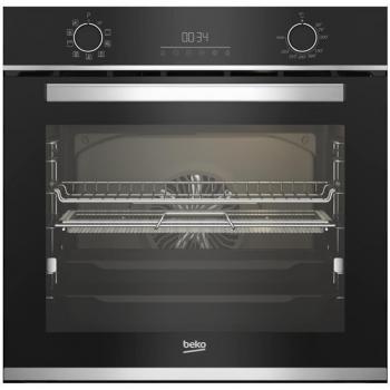 Beko BBIMA13300XS Horno Multifunción AirFry Hidrólisis 60cm 72L Clase A+ Cristal Negro