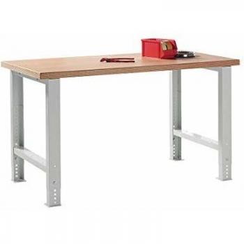 Banco de trabajo modular LISTA altura ajustable 740-1090 mm, sin caisson, ancho 1500 mm