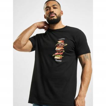 Mister Tee Black A Burger Graphic T-Shirt