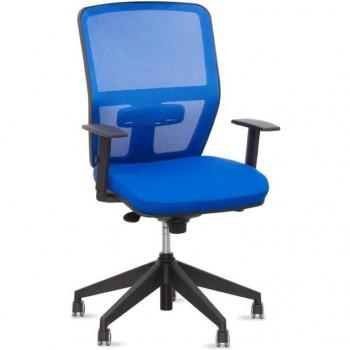 Silla Ergonómica Respaldo Malla Azul Eléctrico de Oficinas Montiel JM