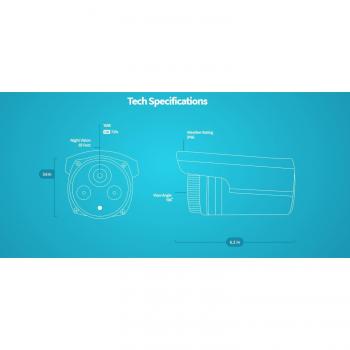 Foscam FI9803P - Cámara IP de vigilancia, de Interior, 1,0 MP, 7200p HD,WiFi, visión Nocturna, Seguridad, Alarma detección Movimiento, visualización remota, Compatible con iOS y Android