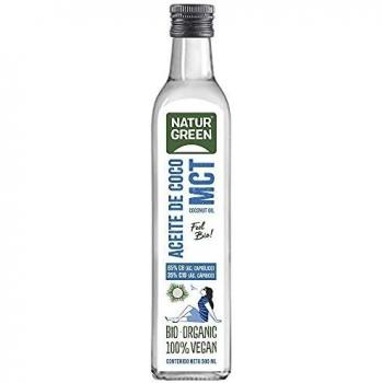 NaturGreen - Aceite de Coco Bio, MCT Ecológico, Sustituto de la Mantequilla, 100% Vegano - 500 ml
