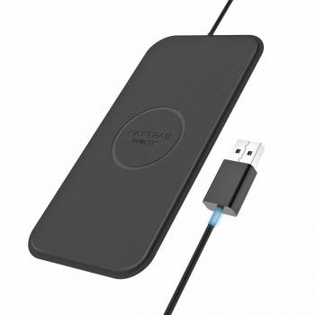 Cargador Inalámbrico Rápido - VIOTEK FASTPAD Cargador, QI-Certificado, Súper Delgado e Impermeable, para iPhone X, iPhone 8, iPhone 8 Plus, Samsung Galaxy S8, Note 8 y Teléfonos Qi-enabled