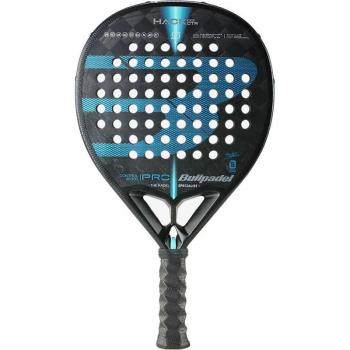 BULLPADEL HACK 03 CONTROL 2022 PALA - Pala de pádel, modelo 2022, diseño innovador, control optimizado, núcleo de goma EVA, superficie de fibra de vidrio y carbono, forma redonda