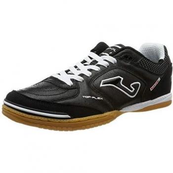 Joma Top Flex, Zapatilla de fútbol Sala, Negra-Blanca, Talla 7 US