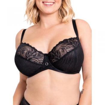 Curvy Kate Women's Black Lace Daze Balcony Bra - Size 36DD