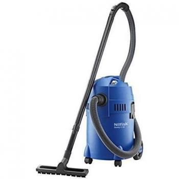 Nilfisk Aspirador de Bricolaje Buddy II 18, con o sin Bolsa, 1200 W, 18 litros, 74 Decibelios, Azul