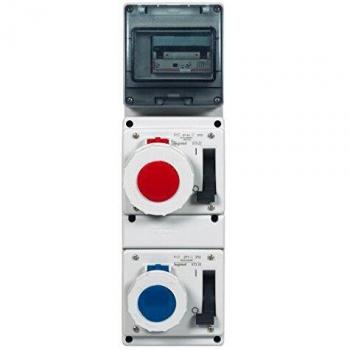 Built-In 230V 16A 3P IP55 Locking Electrical Outlet - 057320