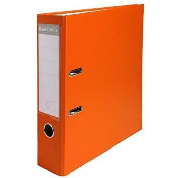 Exacompta 918414B - Archivador de palanca polipropileno, Naranja, A4, 320x290 mm, 1 pieza
