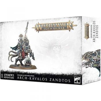 Games Workshop Warhammer AoS - Ossiarch Bonereapers Arch-Kavalos Zandtos Lanza Oscura de Ossia