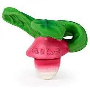 Oli & Carol, Mordedor de Caucho Natural, Ramonita the Radish, 8 cm