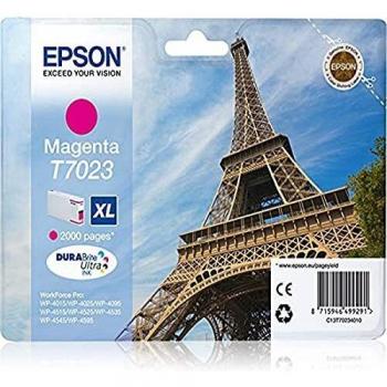 Tinta Original EPSON T7023 XL Magenta para Epson Workforce Pro WP-4015 DN, WP-4025 DW, WP-4515 DN