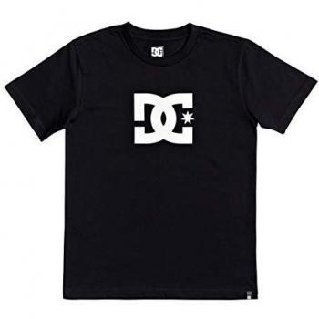 DC Shoes Star - Camiseta para Chicos 8-16 Camiseta, Niños, Black/Snow White, 16/XL