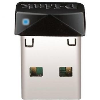 D-Link DWA-121 Wireless N 150 Micro USB Adapter, WPS, WPA2, 150 Mbps, Compatible with Windows, Mac and Linux, Ultra Portable