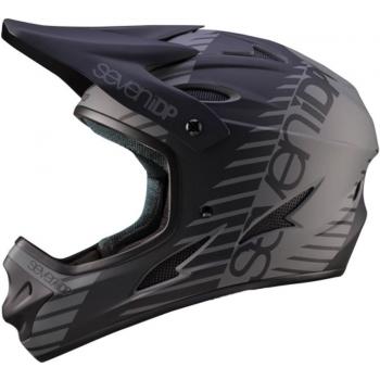 Seven M1 Tactic casco integral para bicicleta de montaña mixta, M1 Tactic, negro / gris