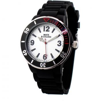 WATX Reloj Analógico Unisex Cuarzo 44mm con Correa Modelo RWA1622-C1300